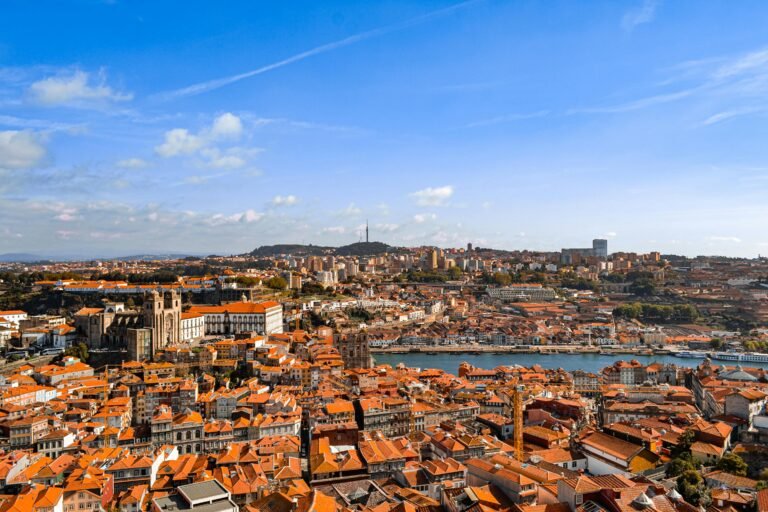Telhados do Porto e o rio Douro ao fundo